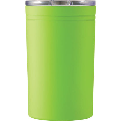 Front View of Green Sherpa 11-oz. Vacuum Tumbler & Insulator plain