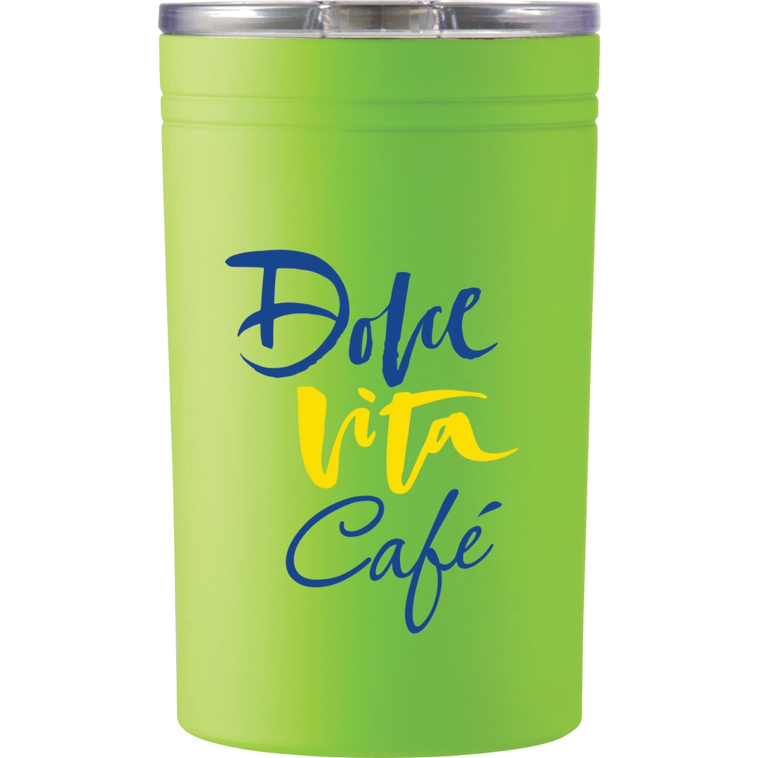 Front View of Green Sherpa 11-oz. Vacuum Tumbler & Insulator