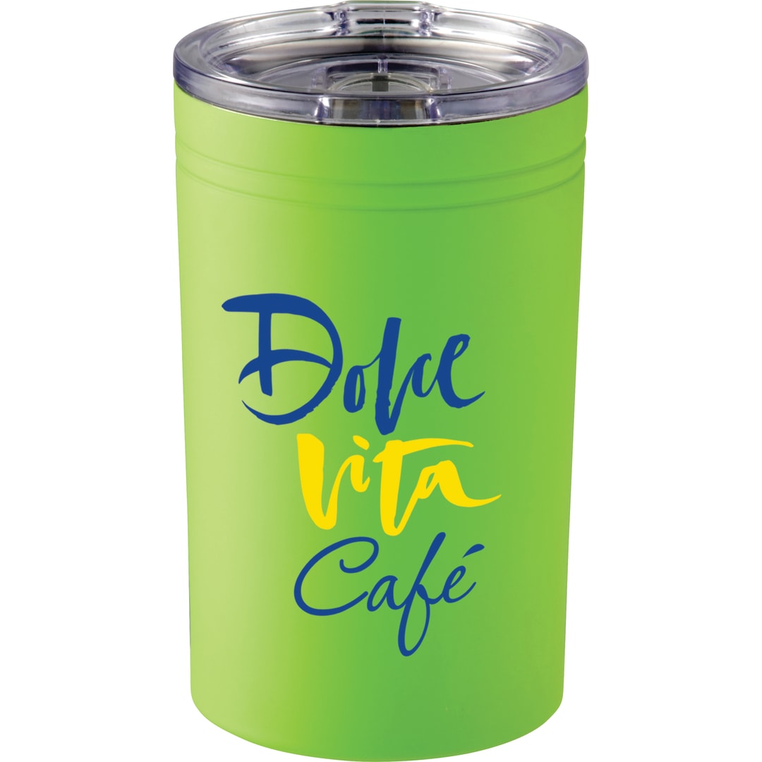 Front View of Green Sherpa 11-oz. Vacuum Tumbler & Insulator