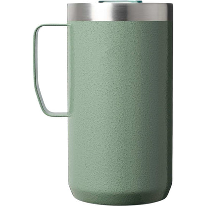 Front View of Green Stanley Everyday Camp Mug 24oz plain