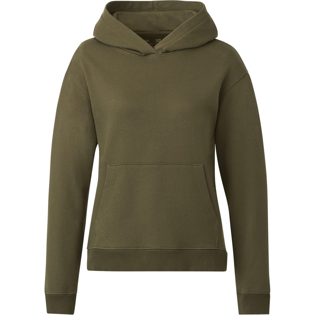 Front View of Green tentree Organic Cotton Classic Hoodie - Women's plain