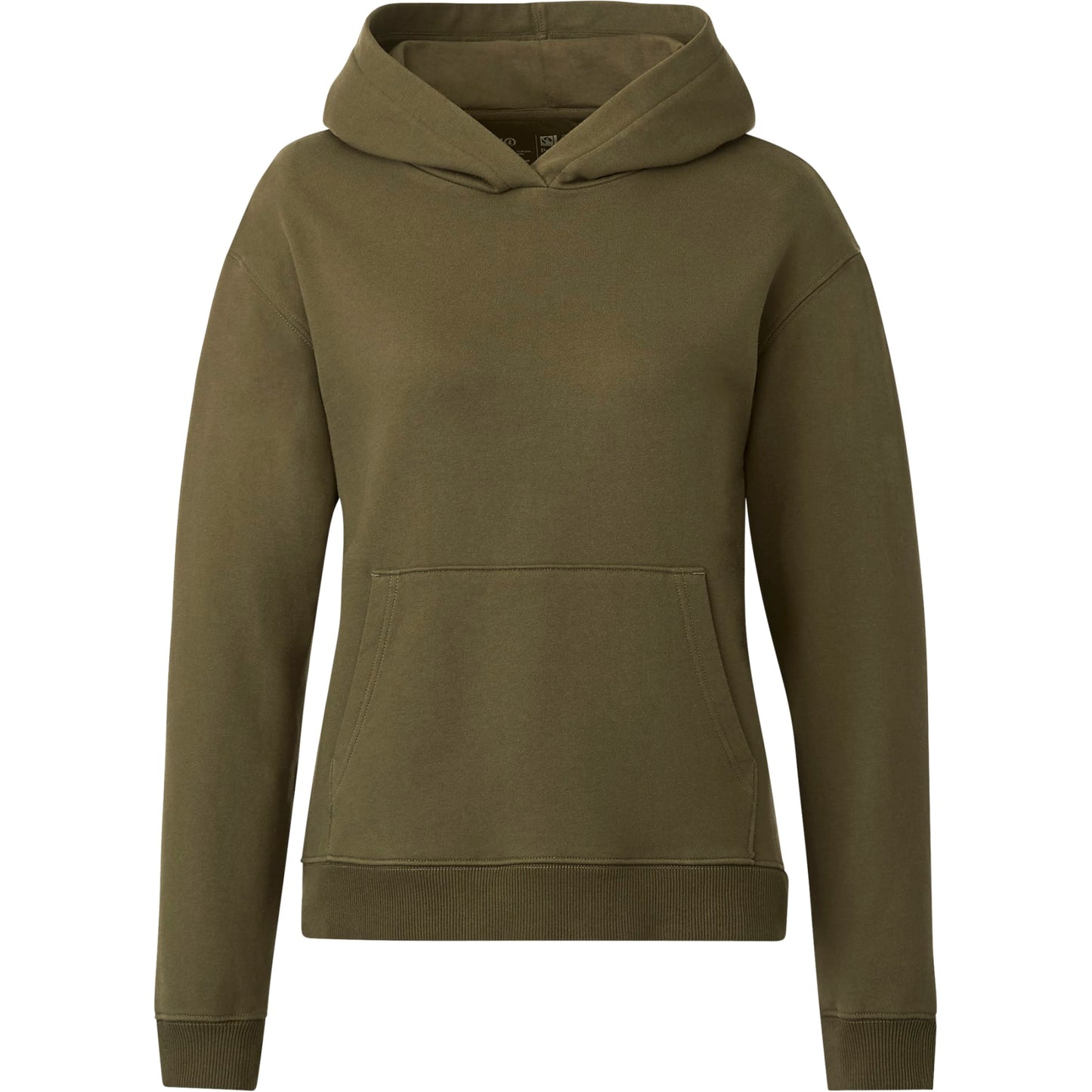 Front View of Green tentree Organic Cotton Classic Hoodie - Women's plain