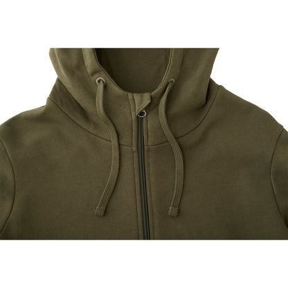 Front View of Green tentree Organic Cotton Zip Hoodie - Women's plain