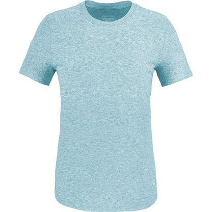 Front View of Green WELLABLE Women's Short Sleeve Tee plain