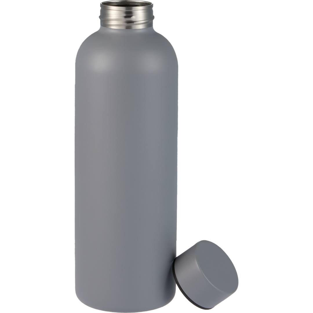 Front View of Grey Cleave Recycled Stainless steel bottle 25oz plain