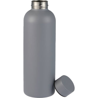 Front View of Grey Cleave Recycled Stainless steel bottle 25oz plain