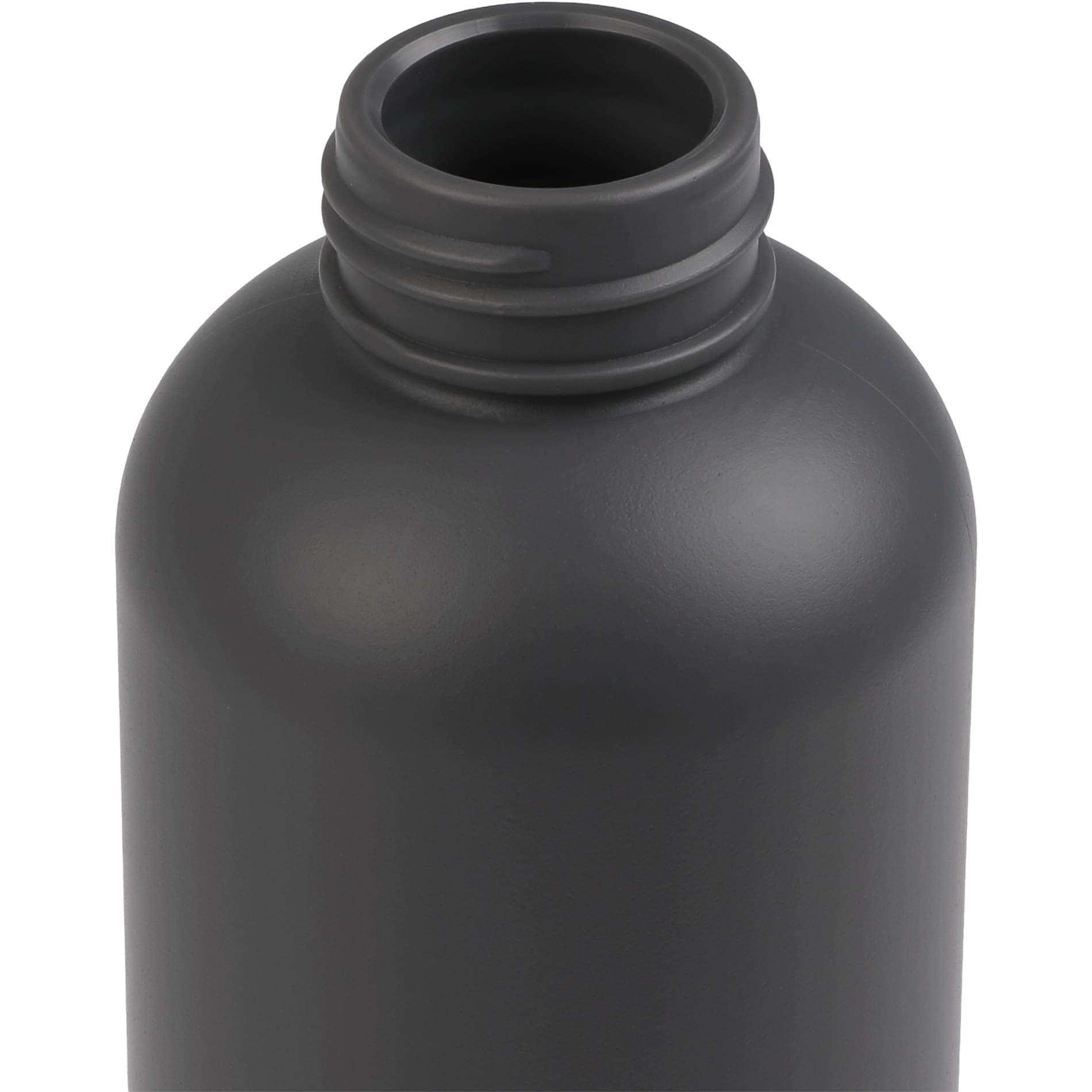Front View of Grey Tania Recycled Bottle w/ FSC® Bamboo Lid 26oz