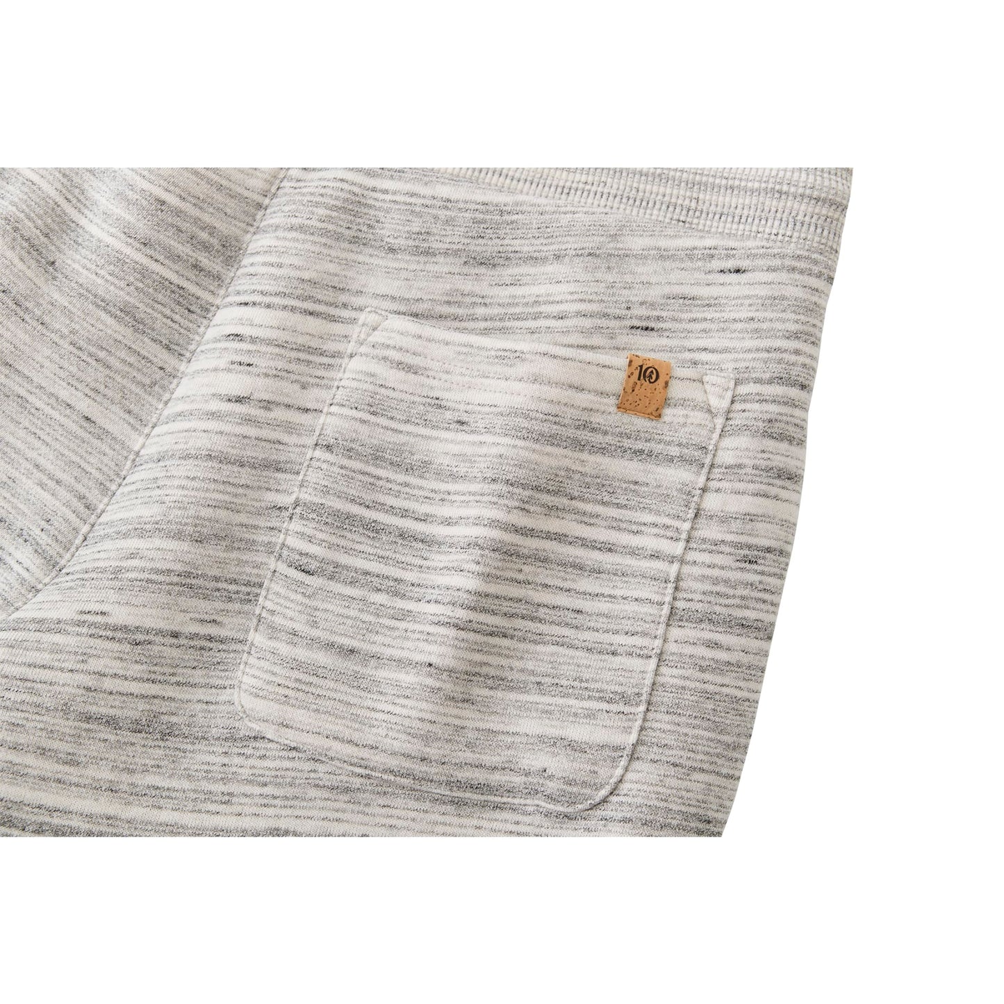 Front View of Grey tentree Atlas Sweatpant - Men's plain
