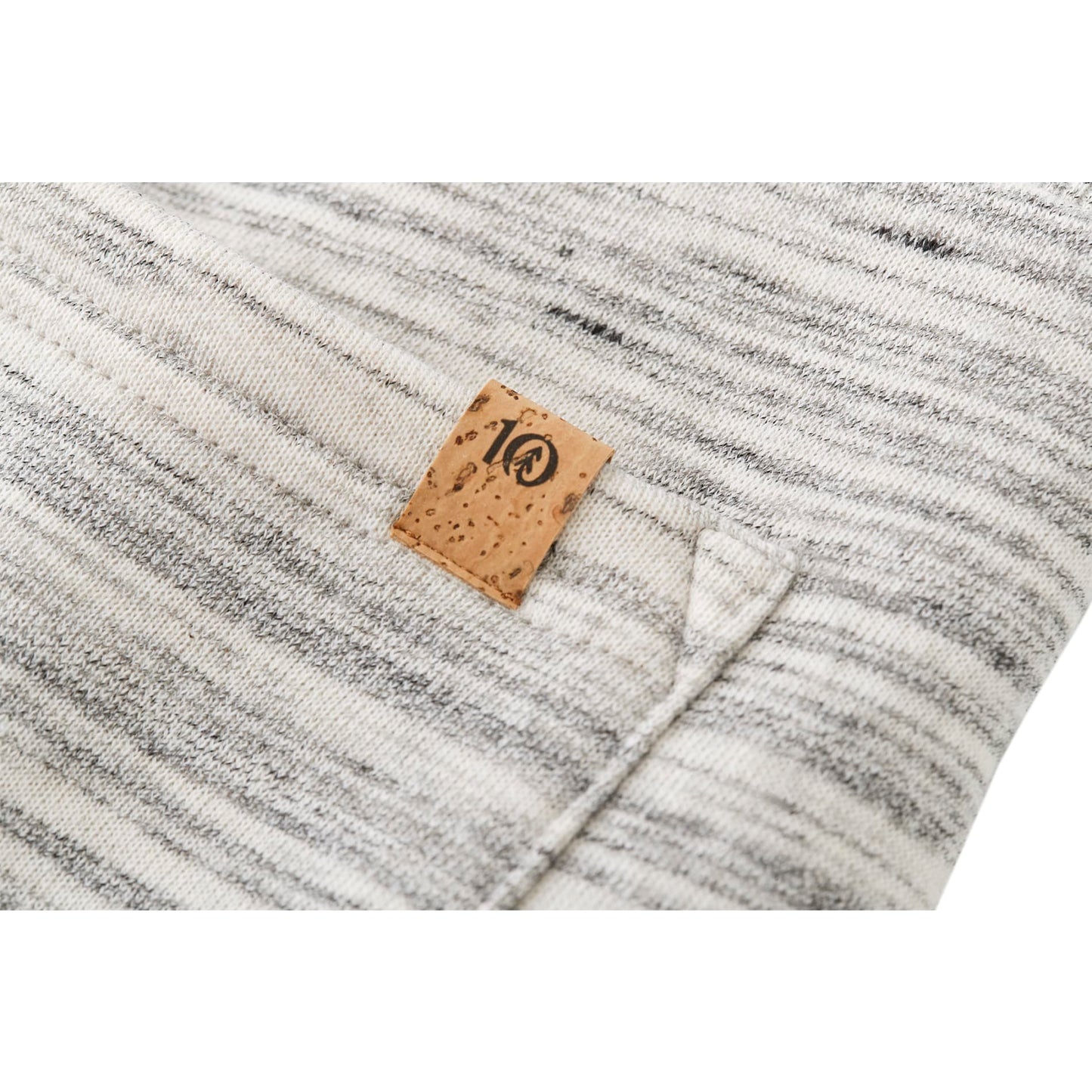 Front View of Grey tentree Atlas Sweatpant - Men's plain