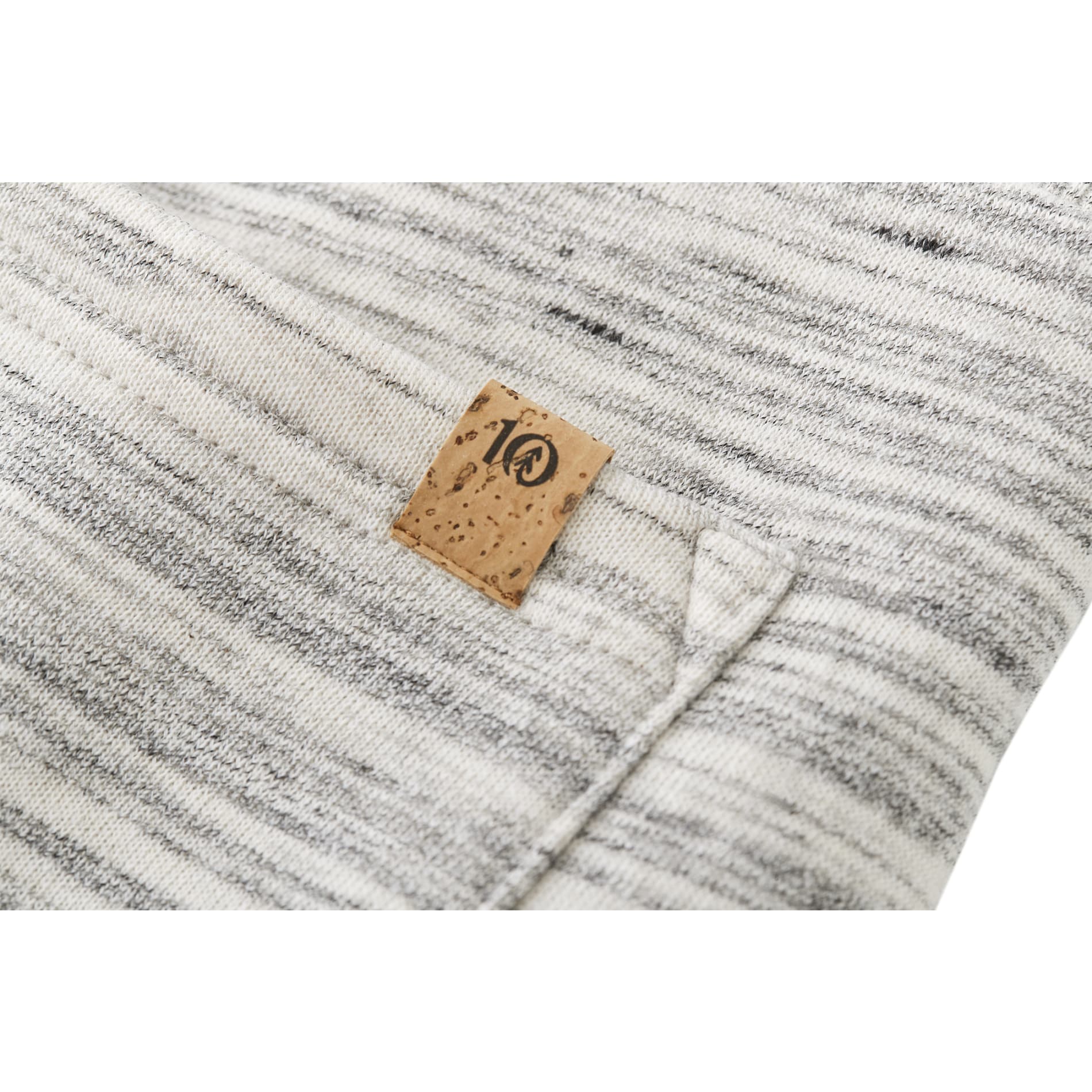 Front View of Grey tentree Atlas Sweatpant - Men's plain