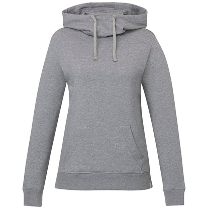 Front View of Grey tentree Organic Cotton Banshee Hoodie - Women's plain