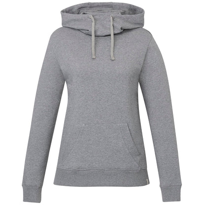 Front View of Grey tentree Organic Cotton Banshee Hoodie - Women's plain