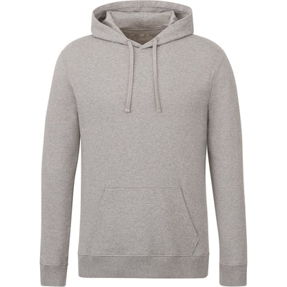Front View of Grey tentree Organic Cotton Classic Hoodie - Men's plain