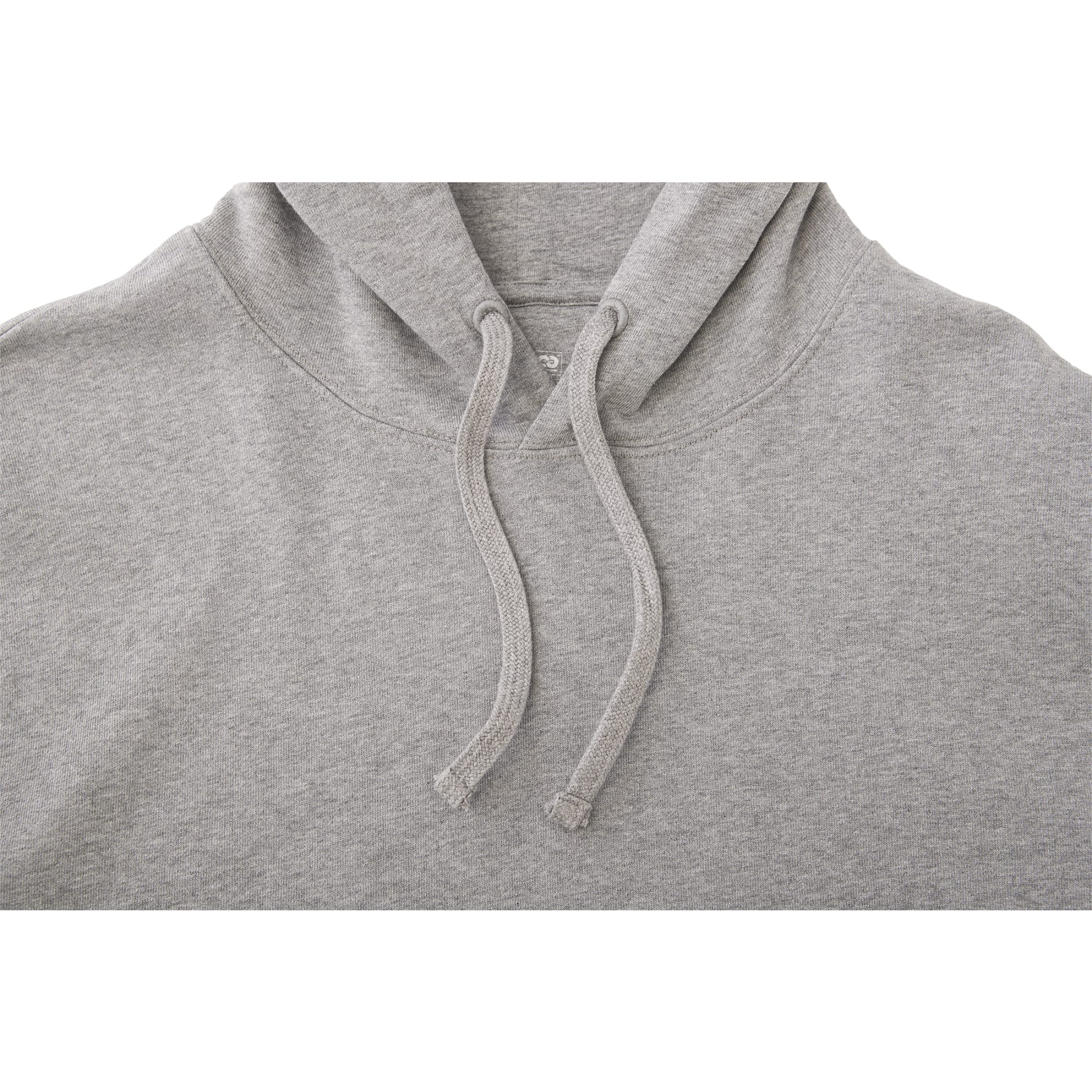 Front View of Grey tentree Organic Cotton Classic Hoodie - Men's plain