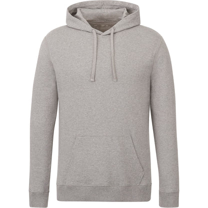 Front View of Grey tentree Organic Cotton Classic Hoodie - Men's plain