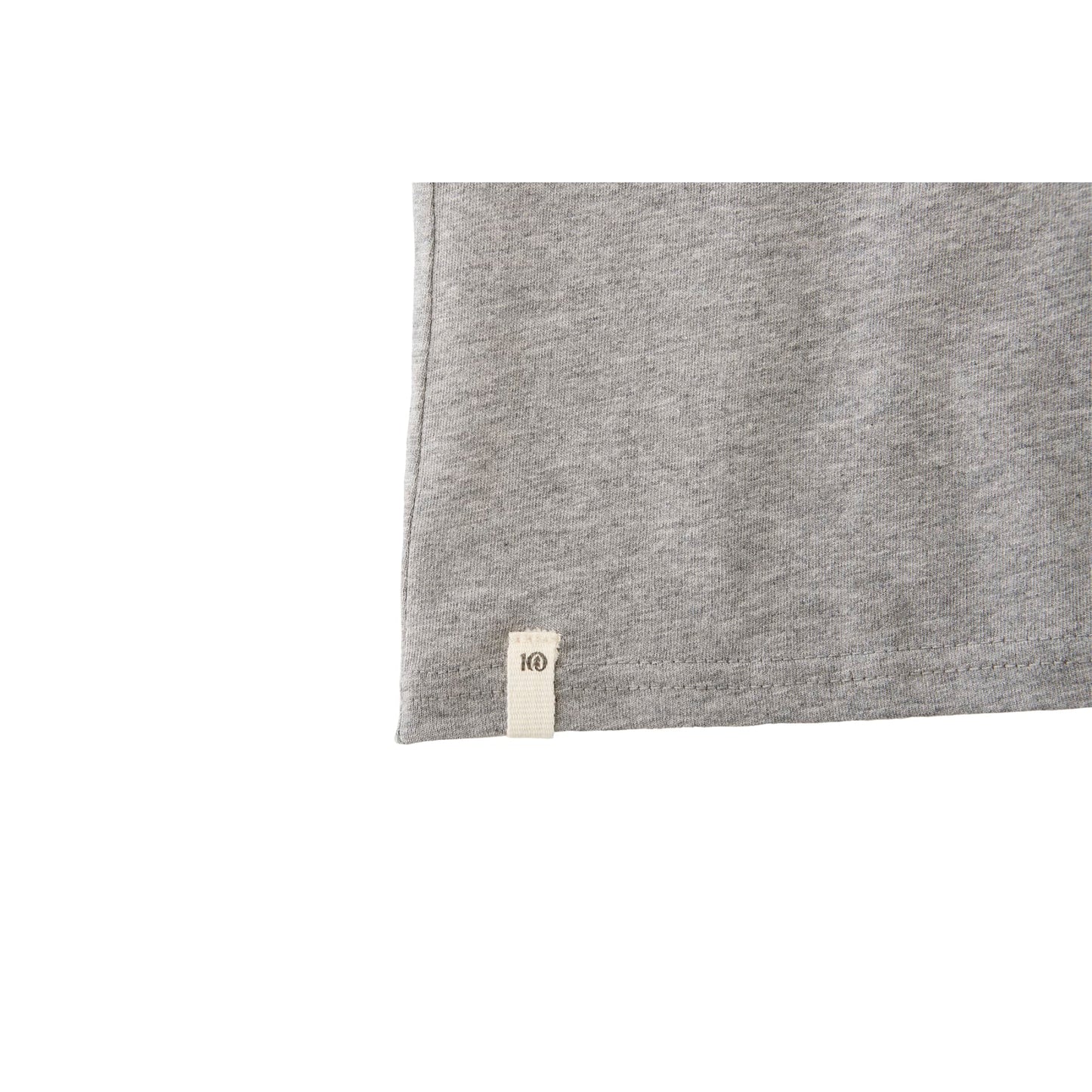 Front View of Grey tentree Organic Cotton Longsleeve Tee - Women's plain