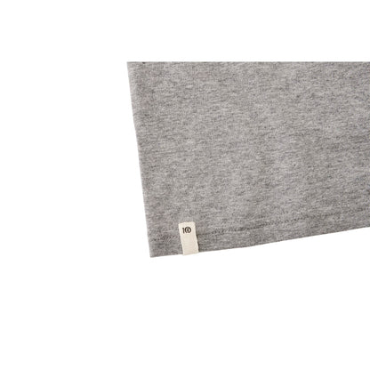 Front View of Grey tentree Organic Cotton Short Sleeve Tee - Men's plain