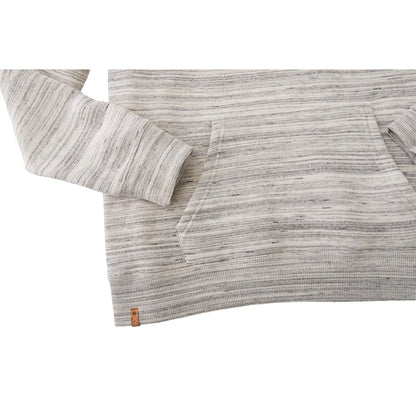Front View of Grey tentree Space Dye Classic Hoodie - Men's plain
