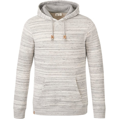 Front View of Grey tentree Space Dye Classic Hoodie - Men's plain
