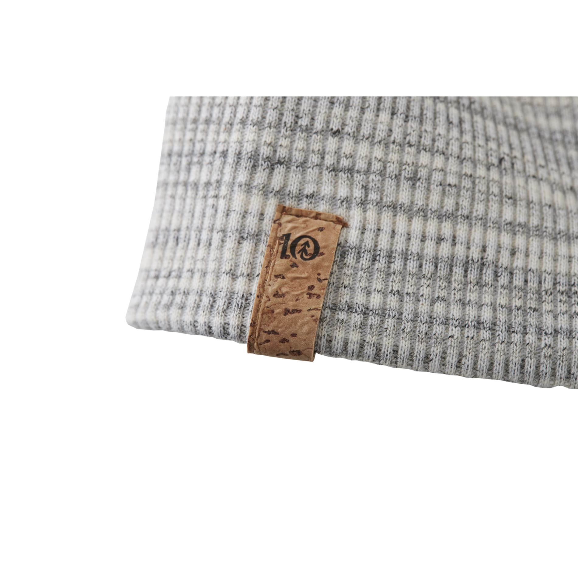 Front View of Grey tentree Space Dye Zip Hoodie - Women's plain