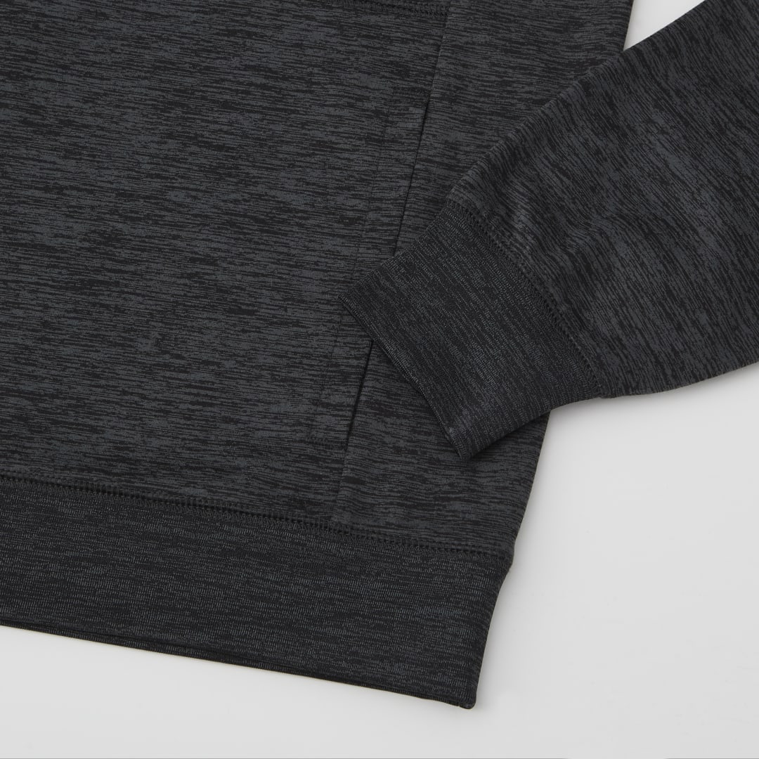 Front View of Grey tentree Stretch Knit Quarter Zip - Women's