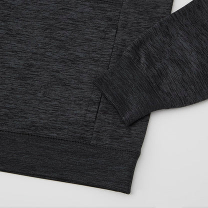 Front View of Grey tentree Stretch Knit Quarter Zip - Women's