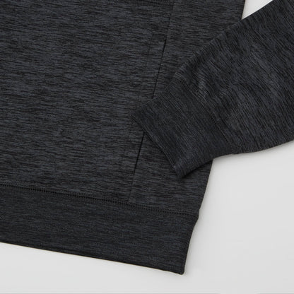 Front View of Grey tentree Stretch Knit Quarter Zip - Women's