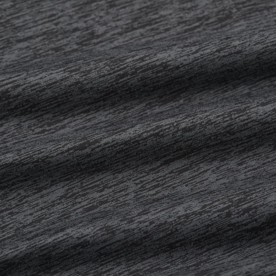 Front View of Grey tentree Stretch Knit Zip Up - Men's