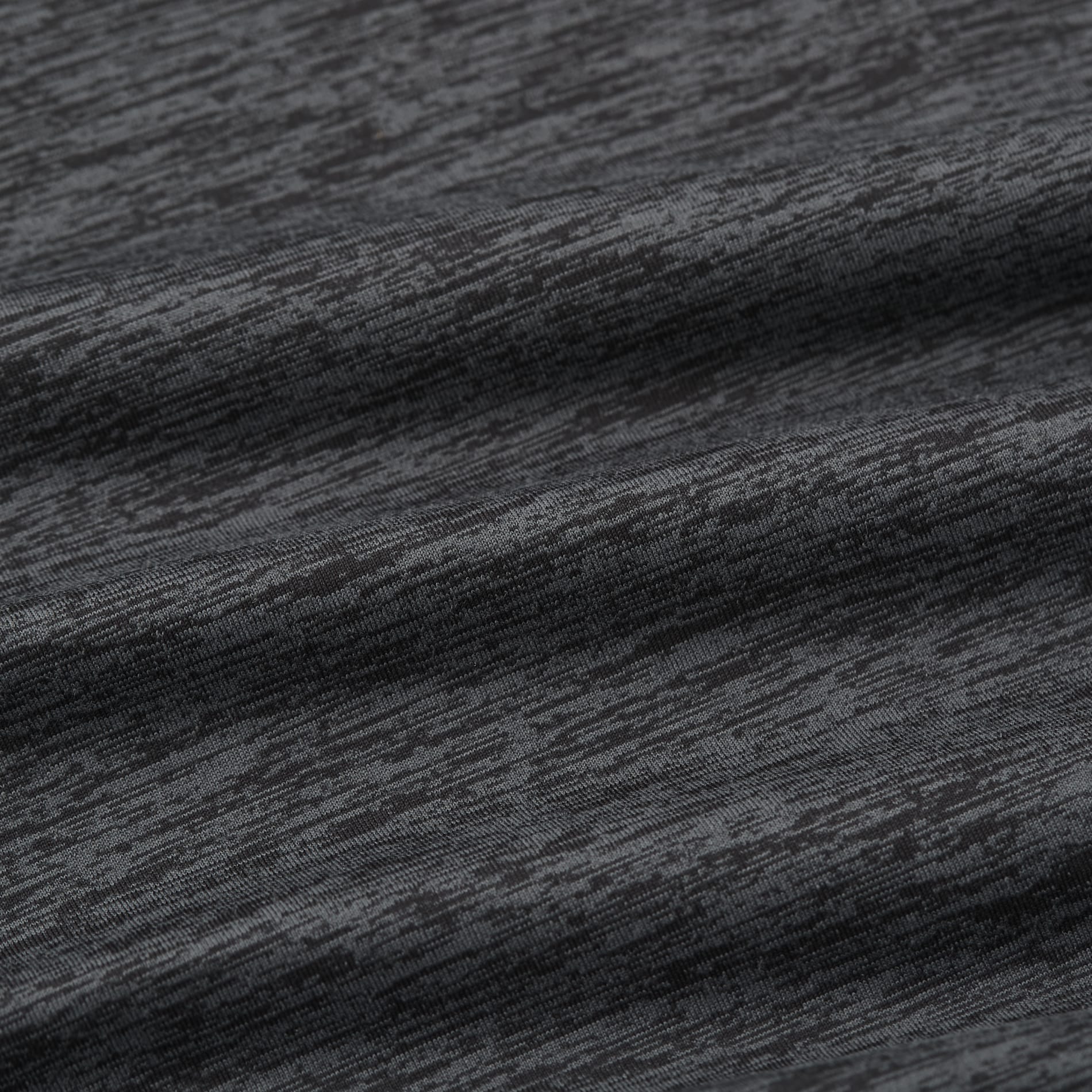 Front View of Grey tentree Stretch Knit Zip Up - Men's