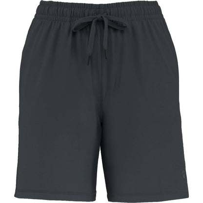 Front View of Grey WELLABLE Women's Knit Short plain