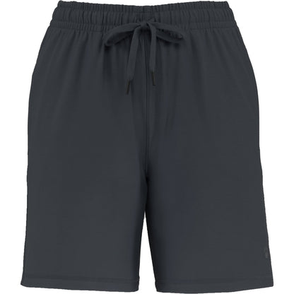 Front View of Grey WELLABLE Women's Knit Short plain