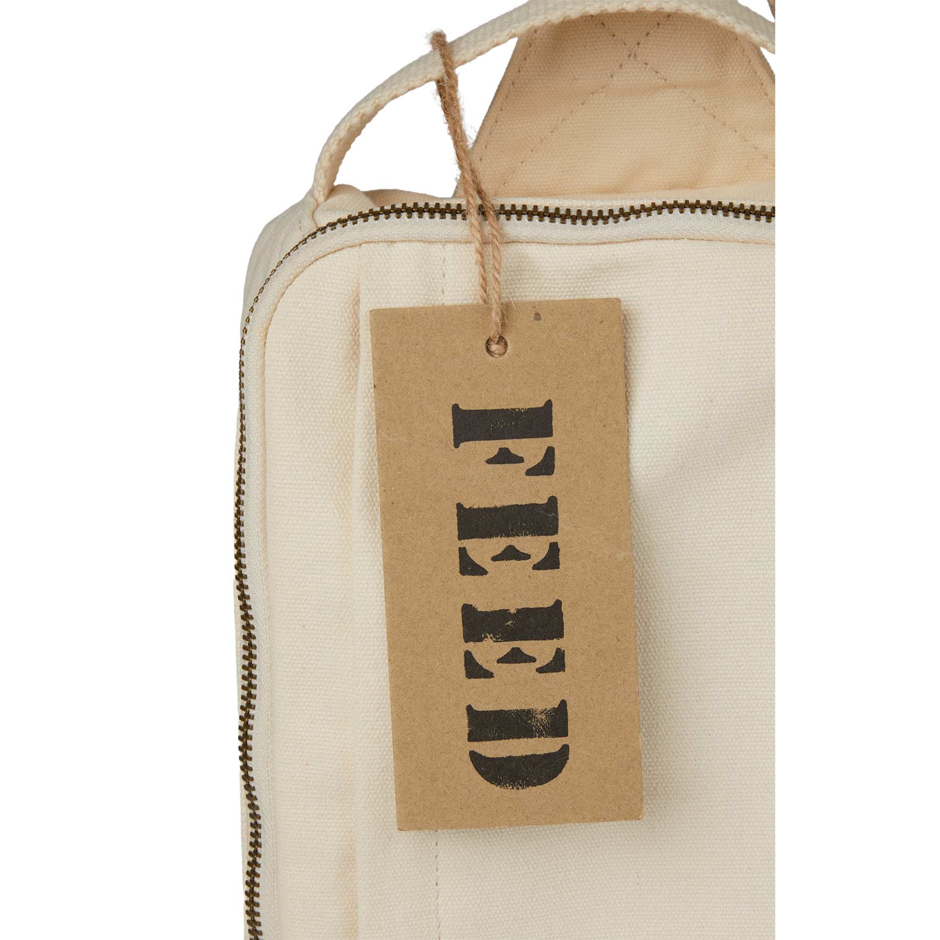Front View of Natural Feed Organic Sling Backpack