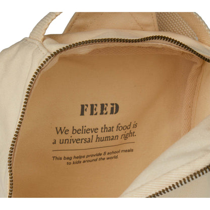 Front View of Natural Feed Organic Sling Backpack