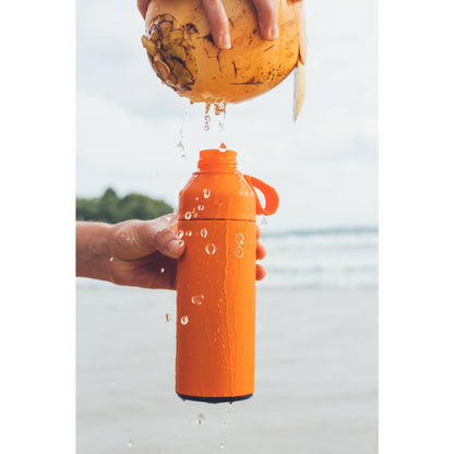 Front View of Orange Ocean Bottle Original 500ml