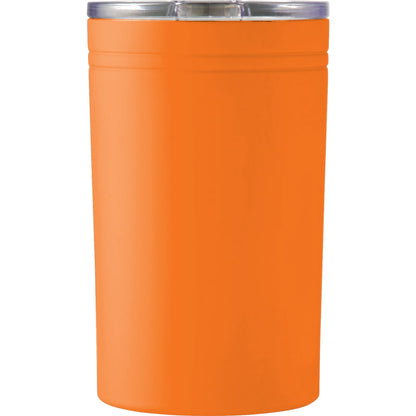 Front View of Orange Sherpa 11-oz. Vacuum Tumbler & Insulator plain