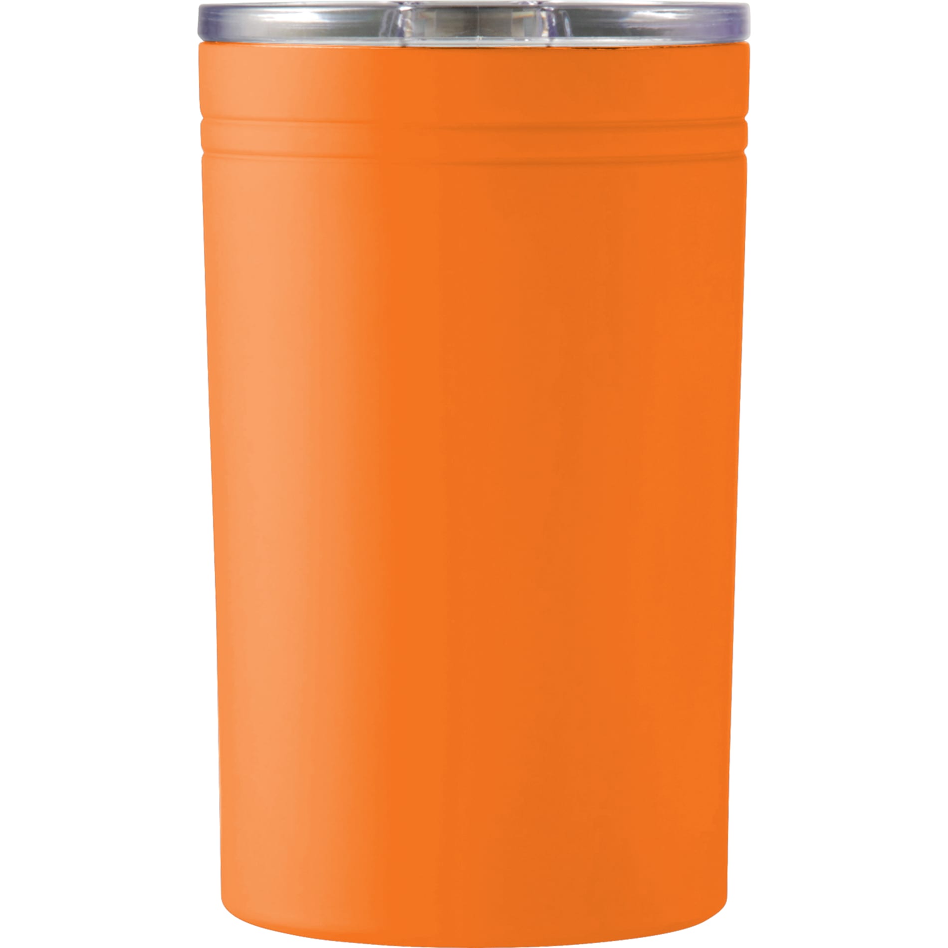 Front View of Orange Sherpa 11-oz. Vacuum Tumbler & Insulator plain