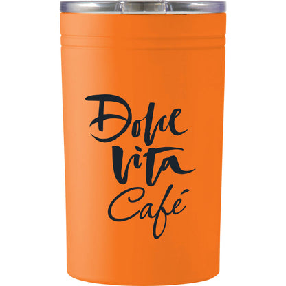 Front View of Orange Sherpa 11-oz. Vacuum Tumbler & Insulator