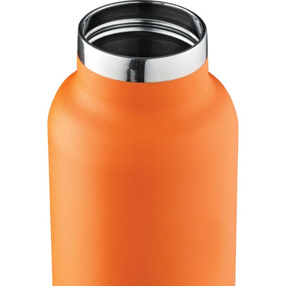 Front View of Orange Thor Copper Vacuum Insulated Bottle 22oz