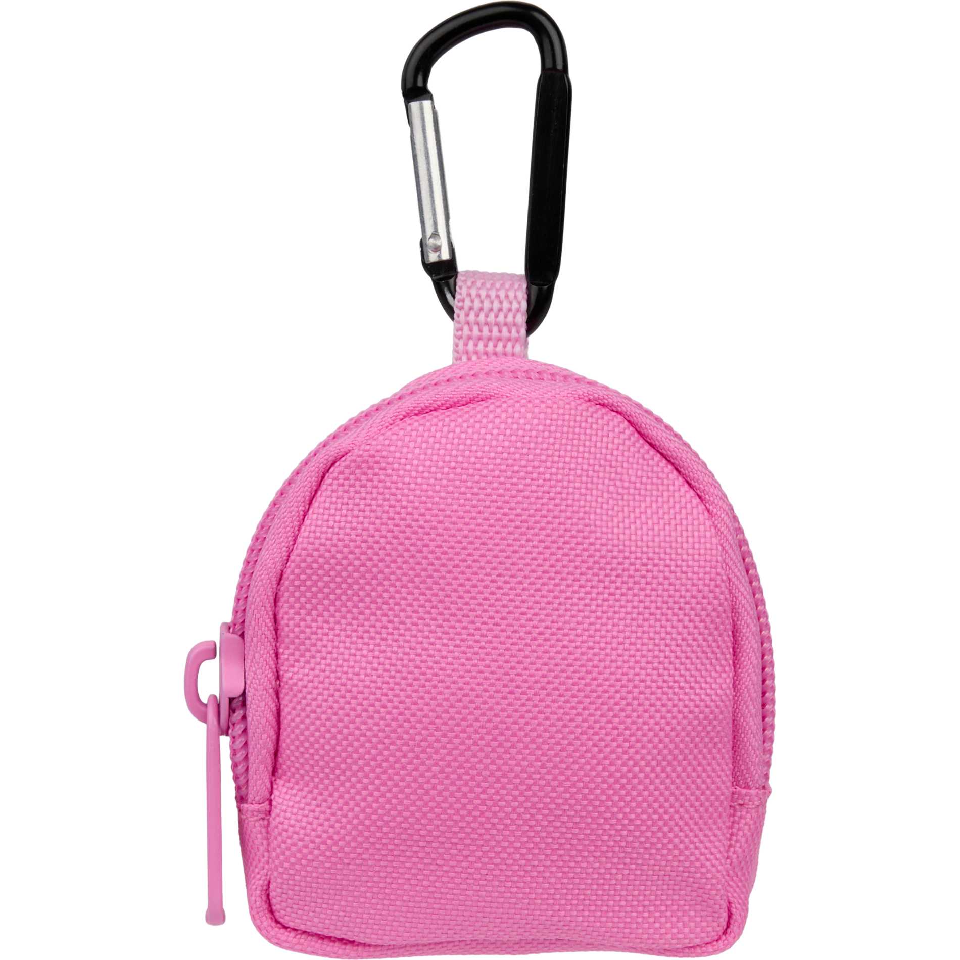 Front View of Pink Mini Backpack Bag Charm plain