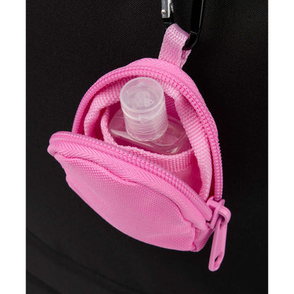Front View of Pink Mini Backpack Bag Charm