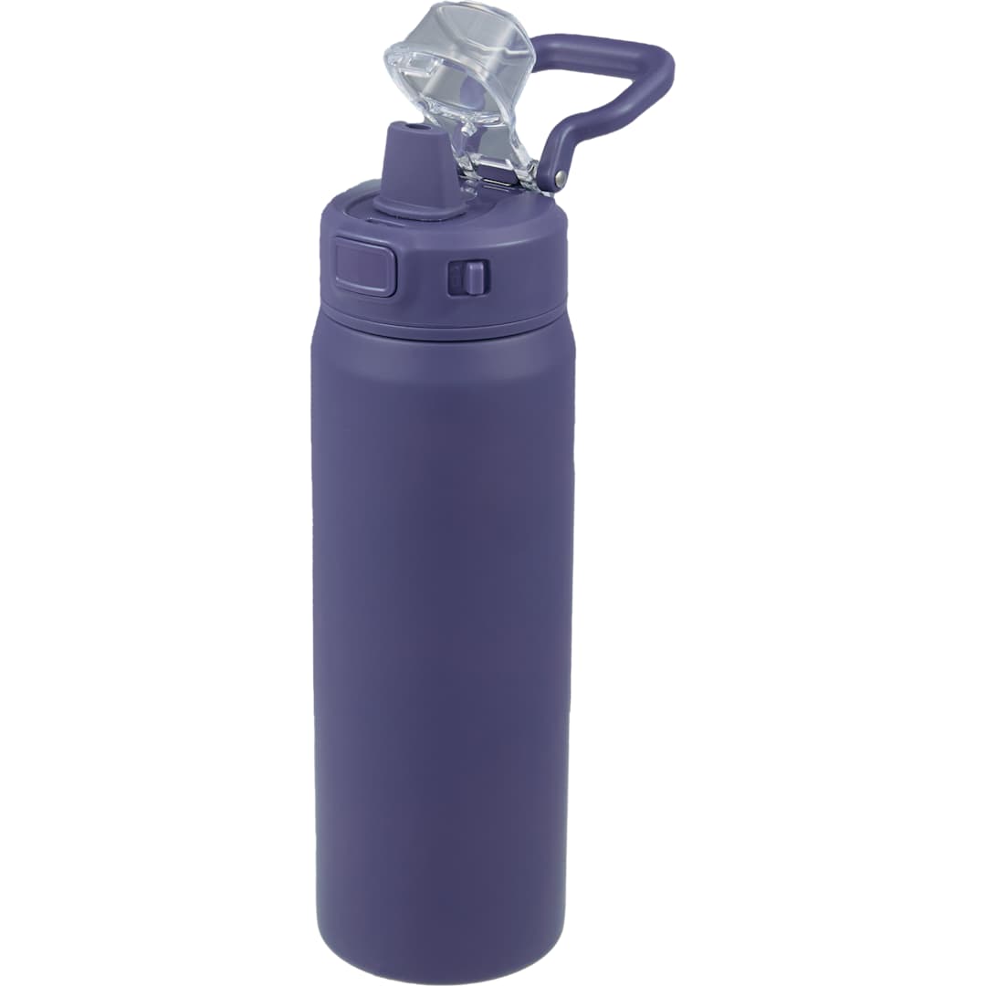 Front View of Purple Canyon Recycled Stainless Steel Bottle 30oz plain