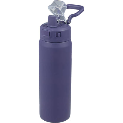 Front View of Purple Canyon Recycled Stainless Steel Bottle 30oz plain