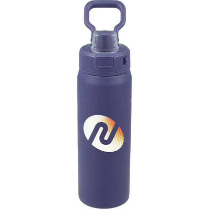 Front View of Purple Canyon Recycled Stainless Steel Bottle 30oz