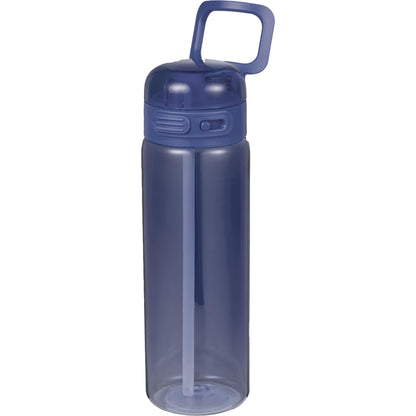 Front View of Purple Era Recycled Plastic Bottle 27oz plain