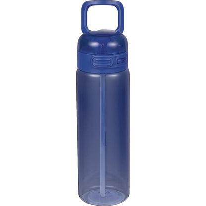Front View of Purple Era Recycled Plastic Bottle 27oz plain