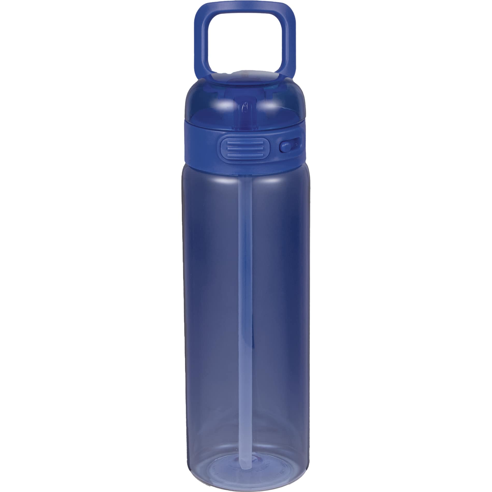 Front View of Purple Era Recycled Plastic Bottle 27oz plain