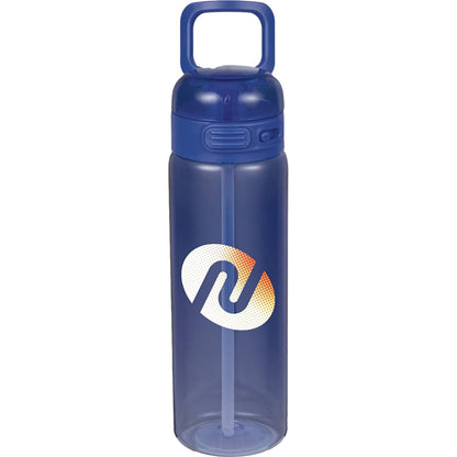Front View of Purple Era Recycled Plastic Bottle 27oz