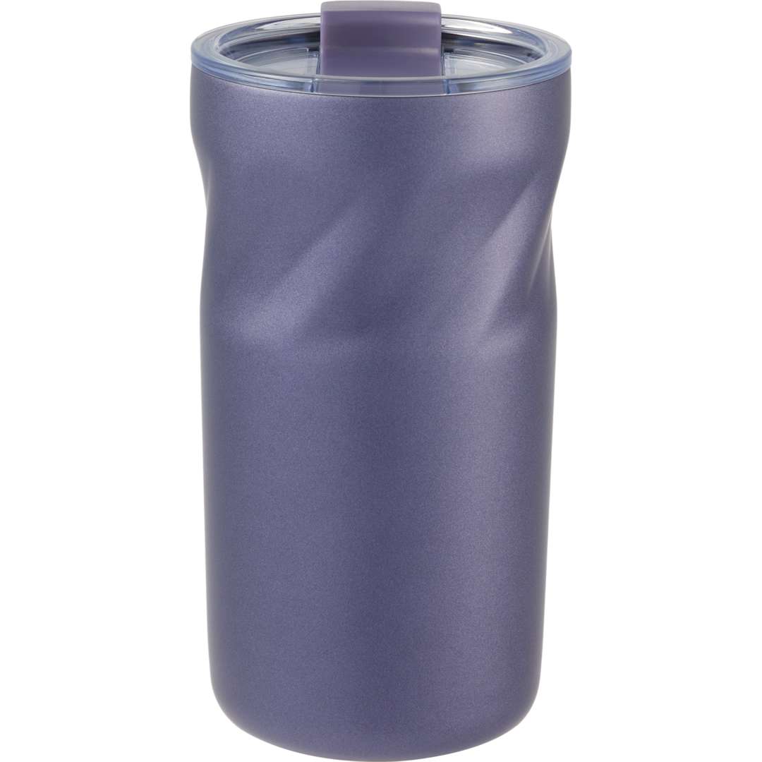 Front View of Purple Thalia 16oz Vacuum Tumbler plain