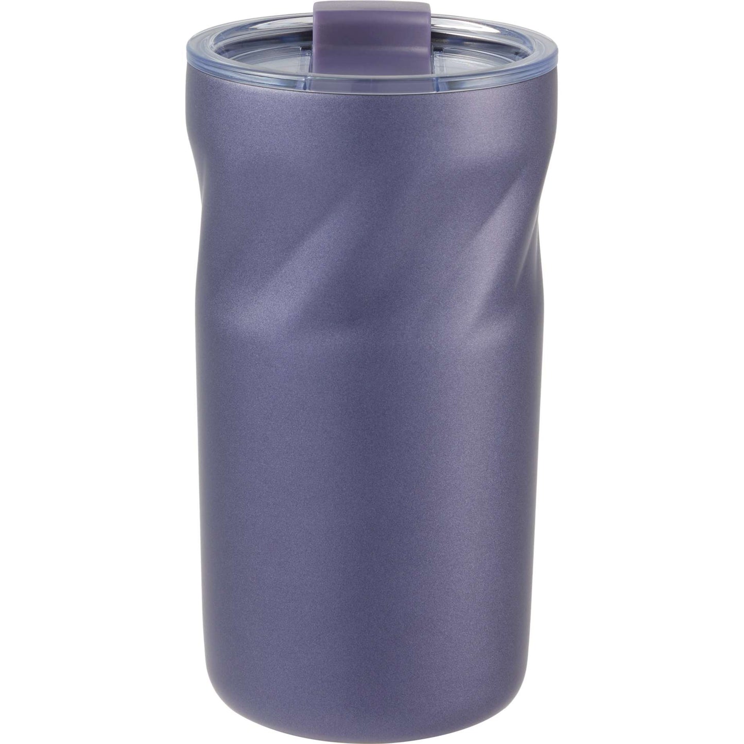Front View of Purple Thalia 16oz Vacuum Tumbler plain