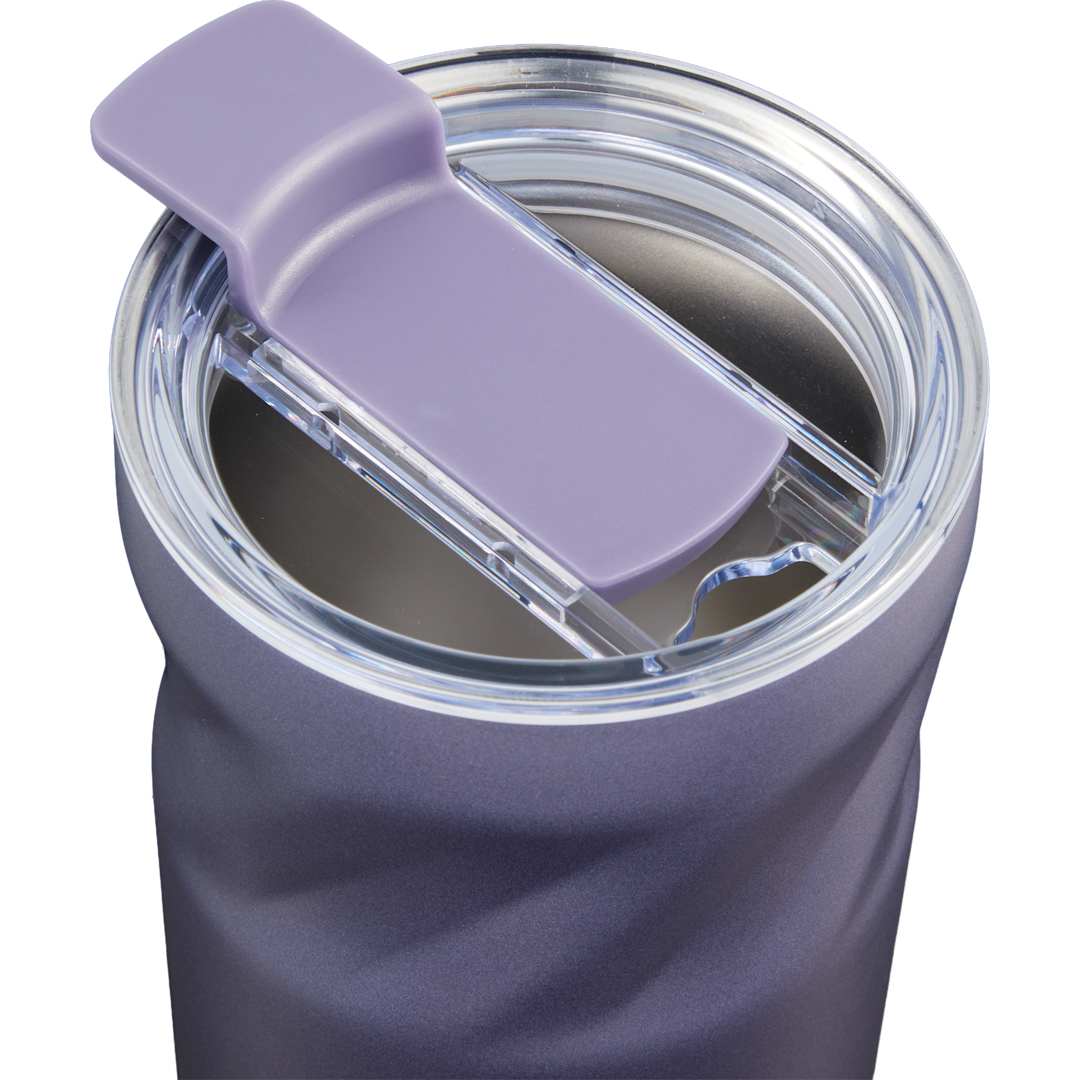 Front View of Purple Thalia 16oz Vacuum Tumbler